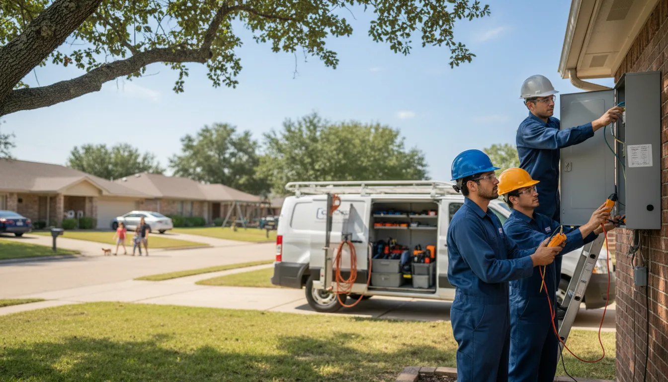 Certified electrician providing emergency electrical services in Manawa, WI